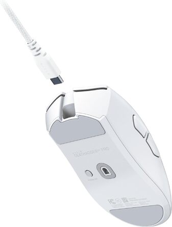 Ігрова бездротова миша Razer DeathAdder V4 Pro White: ергономічна, ультралегка (55г), 26K DPI, HyperSpeed, до 100 годин роботи