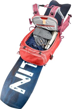 Жіночий рюкзак для гірськолижних турів Deuter Freerider Pro 32+ SL, 32+ л, бордовий