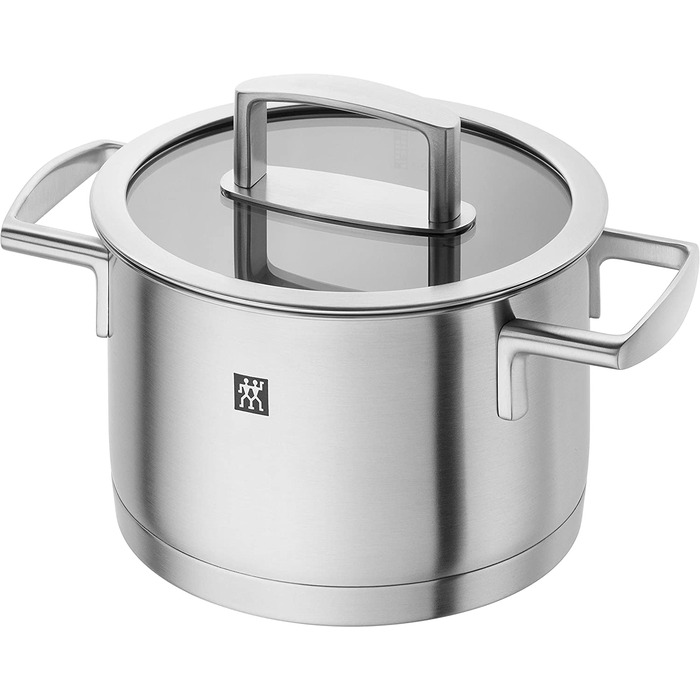 Набір каструль ZWILLING Quadro, 5 предметів, нержавіюча сталь, склокришки, індукційні, без покриття