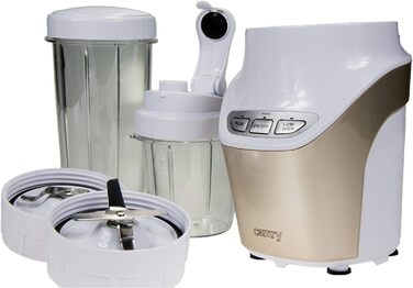 Блендер Camry CR 4071 Personal потужний Nutri, золотисто-білий, універсальний розмір