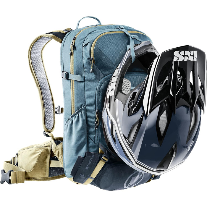 Велосипедний рюкзак Deuter Attack 20 з протектором, 20 л, Atlantic-Desert