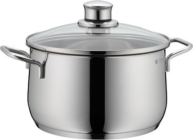 Каструля WMF Diadem Plus 16 см без кришки, 1,5 л, для молока, з нержавіючої сталі Cromargan, полірована, без покриття (набір каструль, 4 шт.)