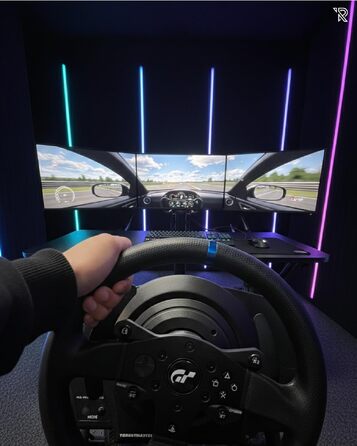 Ігрове крісло для симулятора Ranqer Racing Seat: ергономічне сидіння з екошкіри для SimRacing (PC, PlayStation, Xbox)