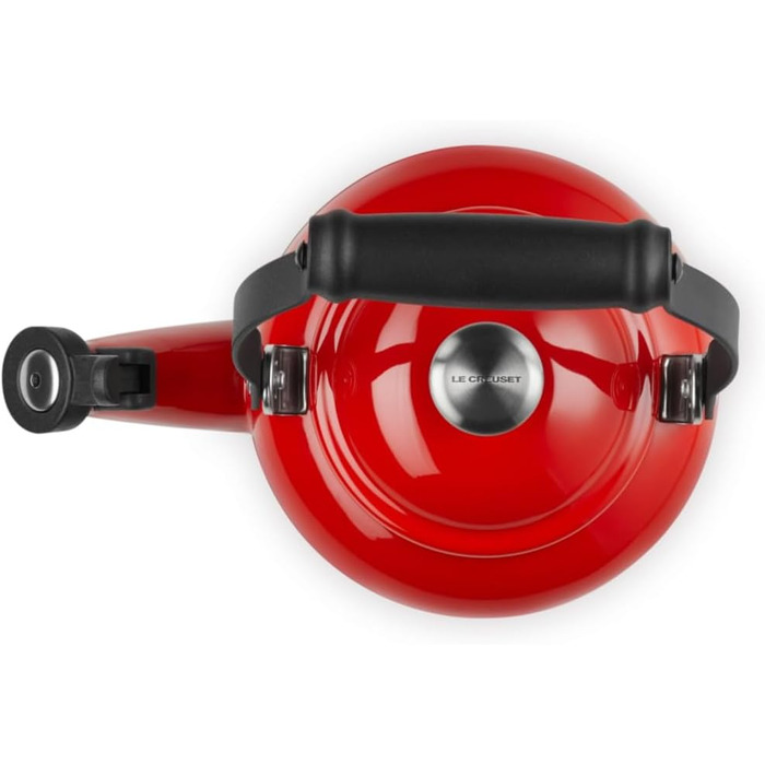 Чайник Le Creuset Halber зі сталі з емалевим покриттям та металевим фінішем, 1.25 л, колір Вишня