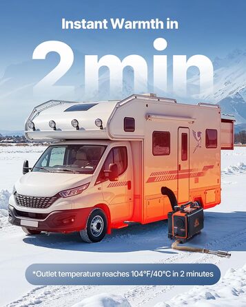 Автономний дизельний обігрівач повітря VEVOR 8 кВт 12В/24В (All-in-One) з LCD-дисплеєм, пультом керування та баком на 4.5 л для вантажівок та кемперів