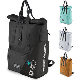 Терморюкзак Coolin' Kühlrucksack 30L: 30 літрів, відділення для охолодження, пляшки, пікнік, пляж, подорожі. Білий (Чорний)