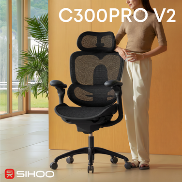 Крісло офісне Sihoo C300 PRO V2 Black