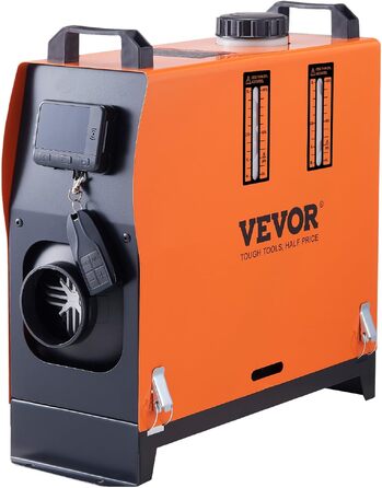 Автономний дизельний обігрівач повітря VEVOR 12V 8кВт з LCD-дисплеєм та пультом керування для авто, автобусів та вантажівок