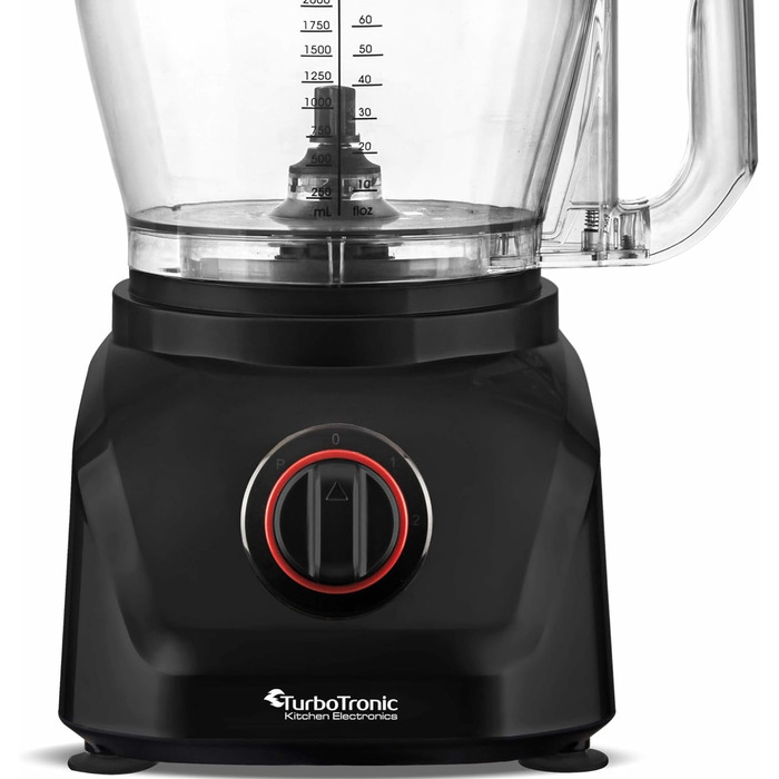 Кухонний комбайн TurboTronic 1900Вт з блендером, 3 л, 1,5 л скляна карафа, терка, цитрус-прес, подрібнювач льоду