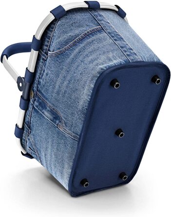 Кошик для покупок reisenthel carrybag Jeans 2, міцний, з великим об'ємом, водостійкий, з внутрішньою кишенею, елегантний дизайн