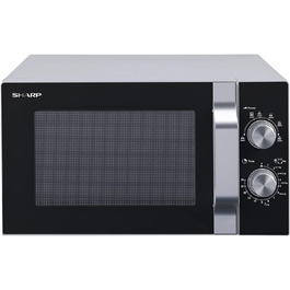 Мікрохвильова піч Sharp R204SA, 20 л, 6 режимів, механічне керування, для розморожування, приготування та підігріву