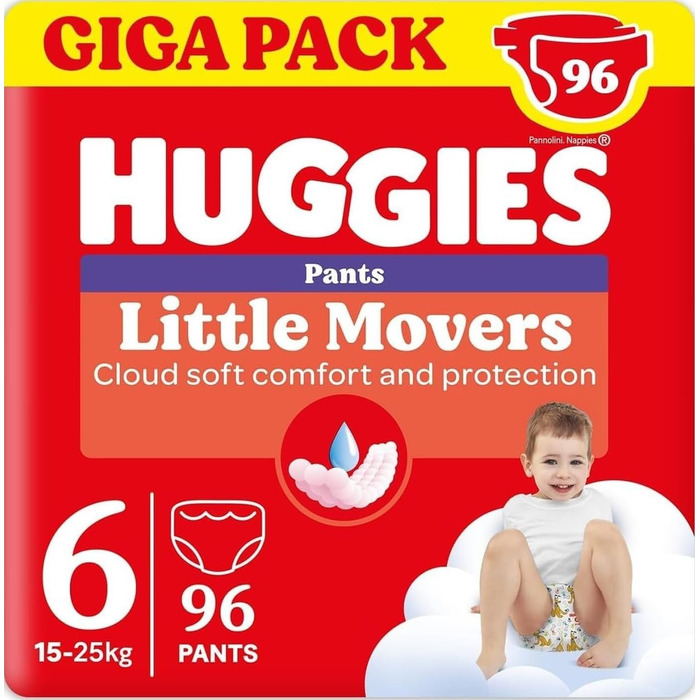 Підгузки-трусики Huggies Pants Disney, розмір 6, 96 шт. (2х48), місячний запас