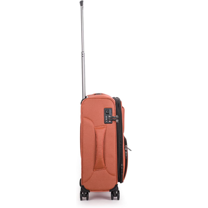 Валіза Stratic Bendigo Light+ м'яка, розширювана, 4 колеса, TSA, червона
