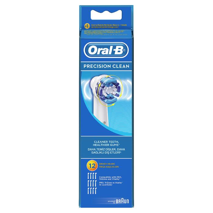 Смінні насадки для електричної зубної щітки Oral-B Precision Clean, 12 шт.