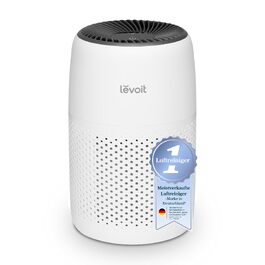 Очищувач повітря Levoit Core Mini для алергіків з HEPA-фільтром та ароматерапією, білий — від плісняви, пилу та шерсті тварин, 3 швидкості, безшумний