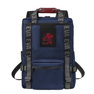 Рюкзак FIREFIRST x RADIO EVA Evangelion з символічним тегом, синій (28×41×14 см)