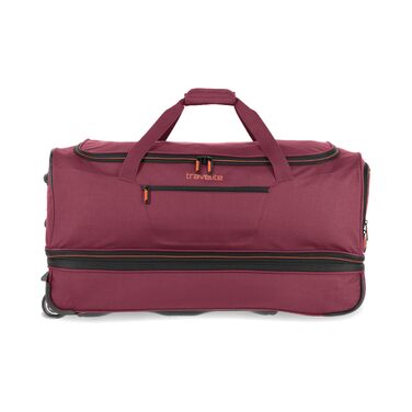 Дорожня сумка на колесах Travelite Basics Duffle L, 98-119 л, 70 см, виноградно-помаранчева