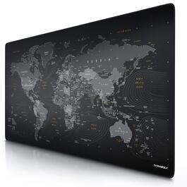 Килимок для миші Titanwolf XXL 1200x600 мм з картою світу - великий, для геймінгу, покращує точність та швидкість, сумісний з Logitech