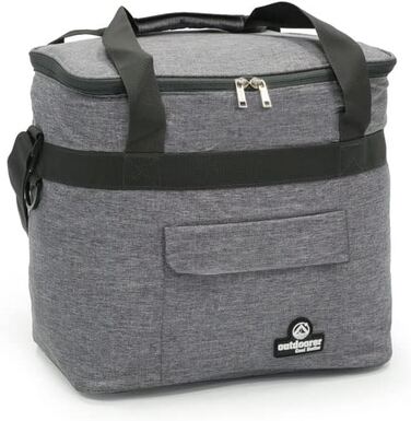 Термосумка outdoorer Cool Butler 6 л сіра – ізотермічна складна сумка-холодильник для продуктів, пікніка та транспортування їжі