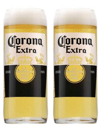 Пивні келихи Corona 2 шт. для пива, скляні, оригінальні