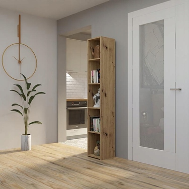 Стелаж Matkam 30 x 180 x 30 см, дуб артизан