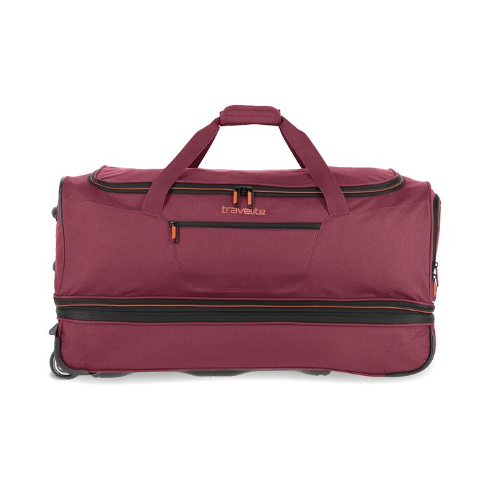 Дорожня сумка на колесах Travelite Basics Duffle L, 98-119 л, 70 см, виноградно-помаранчева