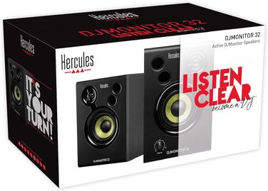 Монітори активні Hercules DJMonitor 32 - 2x15 Вт RMS, для DJ та музикантів