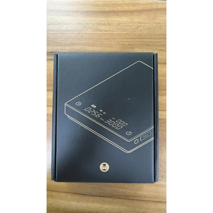 Цифрова вага для кави TIMEMORE Basic Mirror Plus, 0,1 г, таймер, бариста, 2 кг/0,2 г, харчова вага, біла
