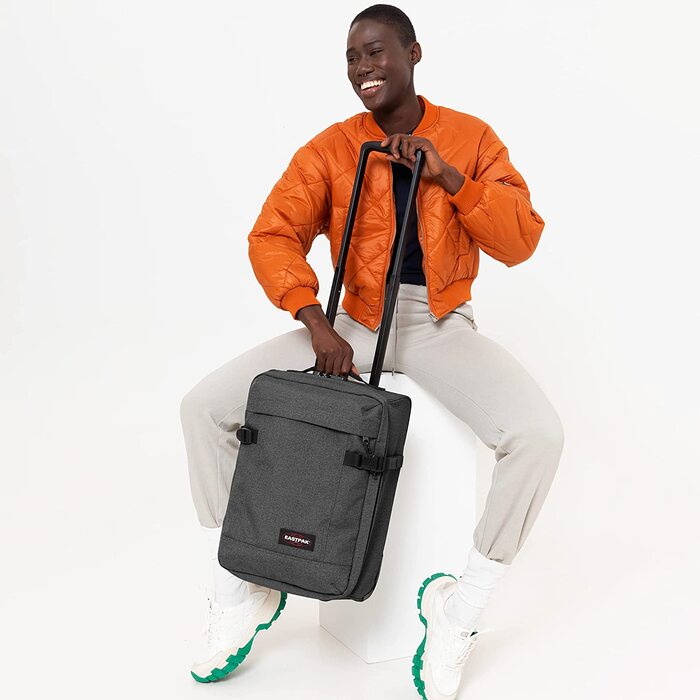 Валіза Eastpak TRANVERZ XXS 28 л, 45x32x20 см, чорний денім