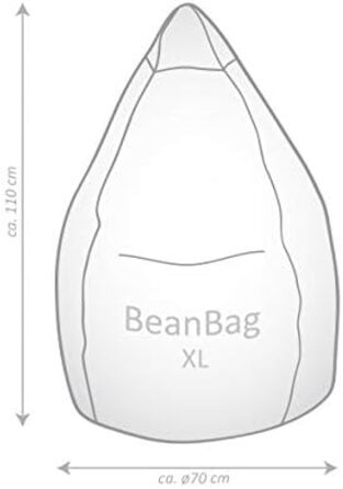 Крісло-мішок Sitting Point Easy XL 220 л, рожеве