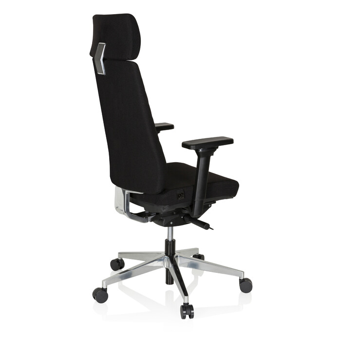 Офісне крісло MOVE-TEC PRO 3D, тканина, чорний колір / чорний колір, hjh OFFICE