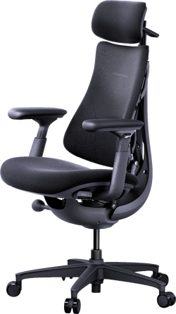Крісло офісне ергономічне LiberNovo Omni Midnight Black 48 см