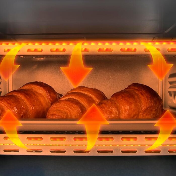 Міні-піч Cecotec Bake&Toast 1090 White 10л, 1000 Вт, таймер 60 хв, до 230°C, біла
