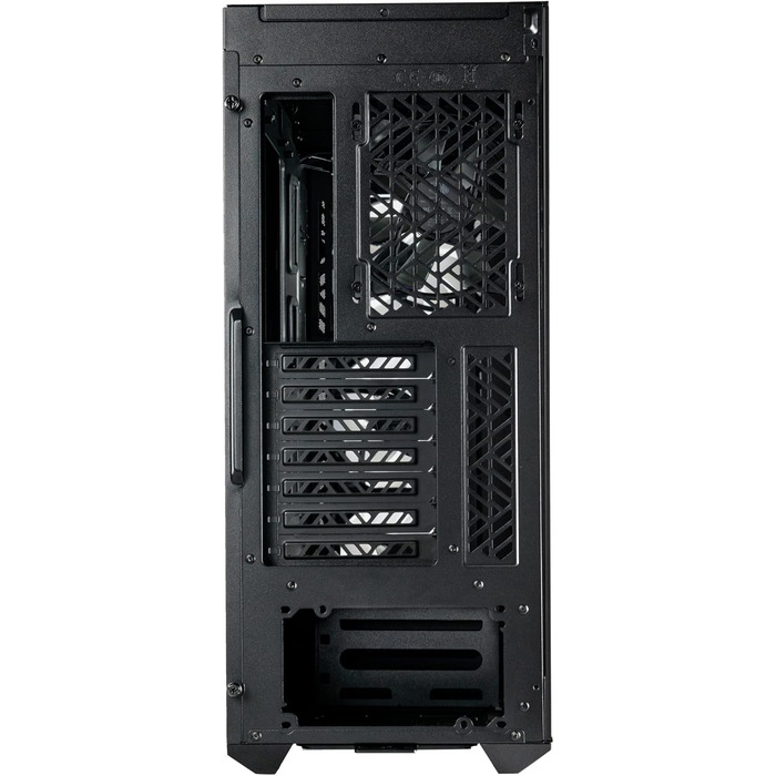 Корпус для ПК Cooler Master MasterBox 520 Mesh, Mid-Tower ATX, 3 встановлених вентилятори, сітчаста передня панель, скляна бічна стінка, ARGB-контролер, чорний