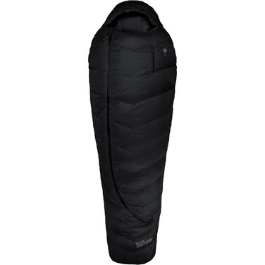 Зимавий спальний мішок Grüezi Bag Biopod DownWool Subzero, 200 см (Чорний, на зріст до 175 см)