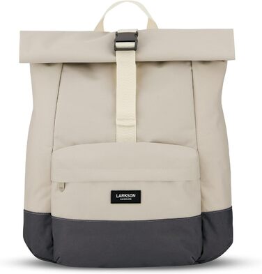 Рюкзак LARKSON Rolltop ALVA для жінок і чоловіків, водостійкий, для ноутбука, університету, бізнесу і подорожей, з переробленого PET, колір пісочний