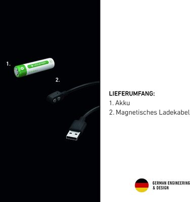 Ліхтар Ledlenser ML4 Warm Light LED, акумуляторний, 300 люмен, до 40 годин, червоне світло, карабін, для кемпінгу та вулиці