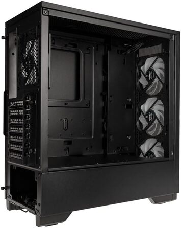 Корпус для ПК KOLINK Unity Solar, E-ATX, 4x ARGB/PWM 120 мм вентилятори, загартоване скло, 400 мм для відеокарти, чорний, Mid-Tower