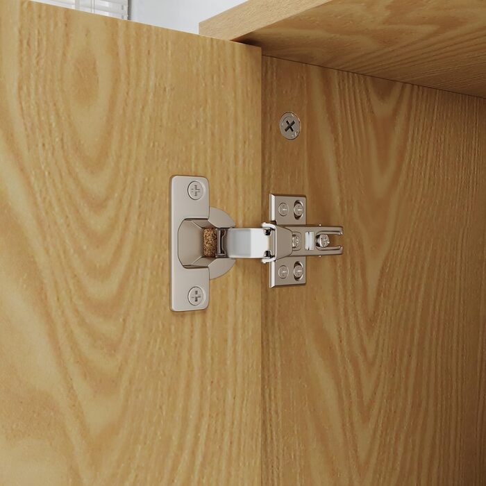 Комод SUNXURY 120x35x93 см, кухонна шафа, багатофункціональна шафа для зберігання з 2 дверцятами, 7 полицями та металевими ніжками, класичний дизайн, дубова текстура, для вітальні, спальні, коридору