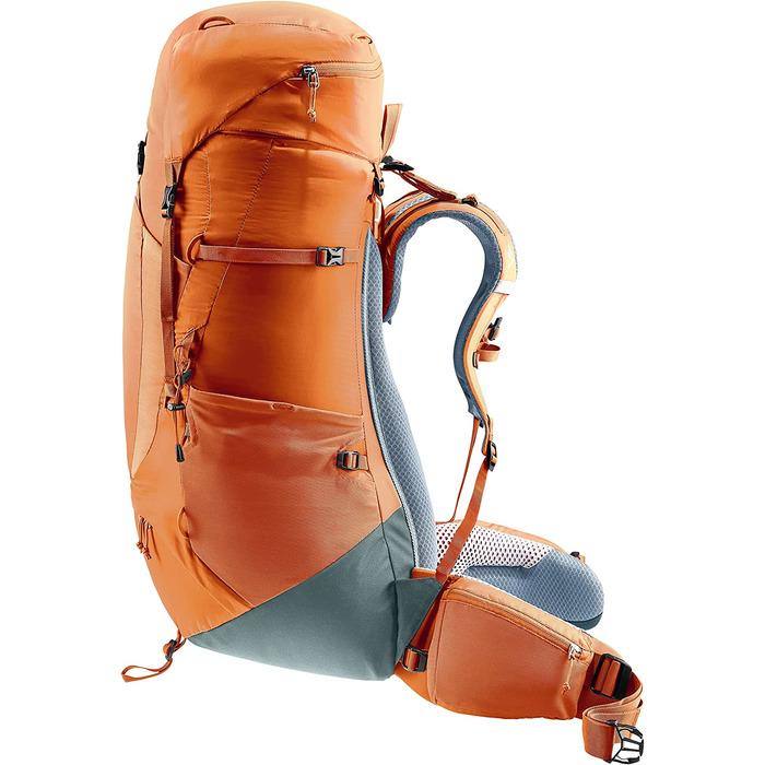 Туристичний рюкзак Deuter Aircontact Lite 50+10 л, chestnut-teal, легкий, для трекінгу