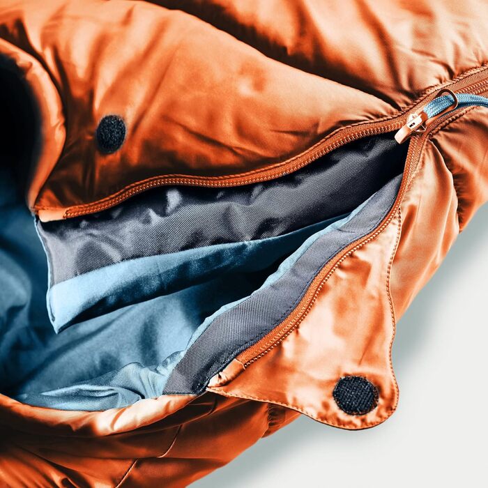 Дитячий спальний мішок Deuter Little Star 3720021, жовто-синій, ліва блискавка