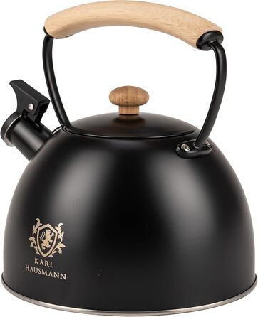 Чайник електричний KARL HAUSMANN Induktion 2.5L з авто-свистком, з нержавіючої сталі для всіх типів плит