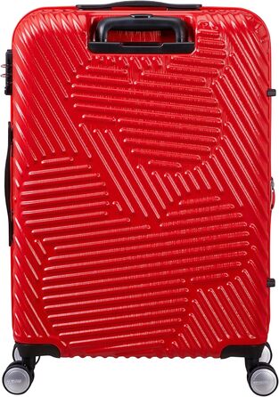 Валіза American Tourister Mickey Clouds, розширювана, 66 см, 63/70 л, червона, на колесах, середня