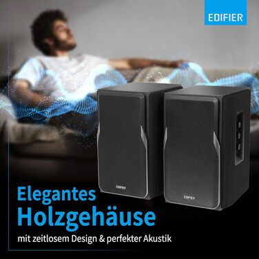Акустична система Edifier Studio R1380DB 2.0 Bluetooth 5.1 (42 Вт) з пультом ДУ та регуляторами басів/високих частот для TV, PC, смартфону