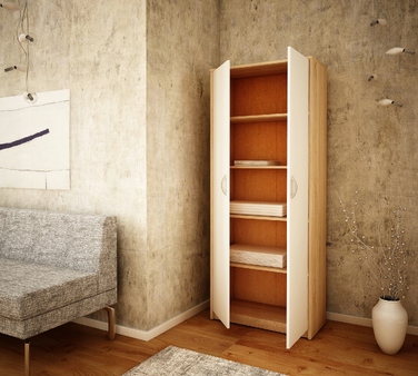 Стелаж Meble Bestseller, дуб сонома, 4 полиці, 180 x 74 x 35 см