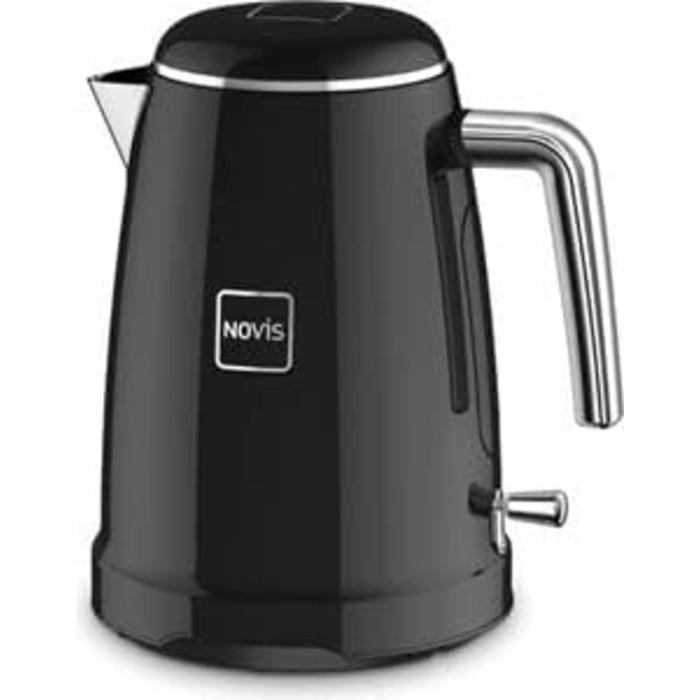 Електрочайник Novis KTC1, чорний, 1 л, преміум якість