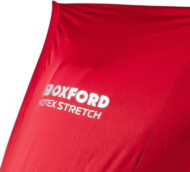 Чохол для мотоцикла Oxford CV174, червоний, для приміщень, 203×83×119 см (розмір S)
