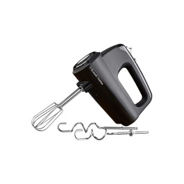 Ручний міксер Russell Hobbs 24672-56, матовий чорний: 5 швидкостей, турбофункція, набір вінчиків та гаків для тіста