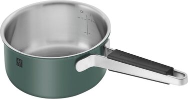 Набір посуду ZWILLING PURE, 5 предметів, нержавіюча сталь 18/10, керамічне покриття, Stay-Cool ручки, придатний для миття в посудомийній машині, зелений