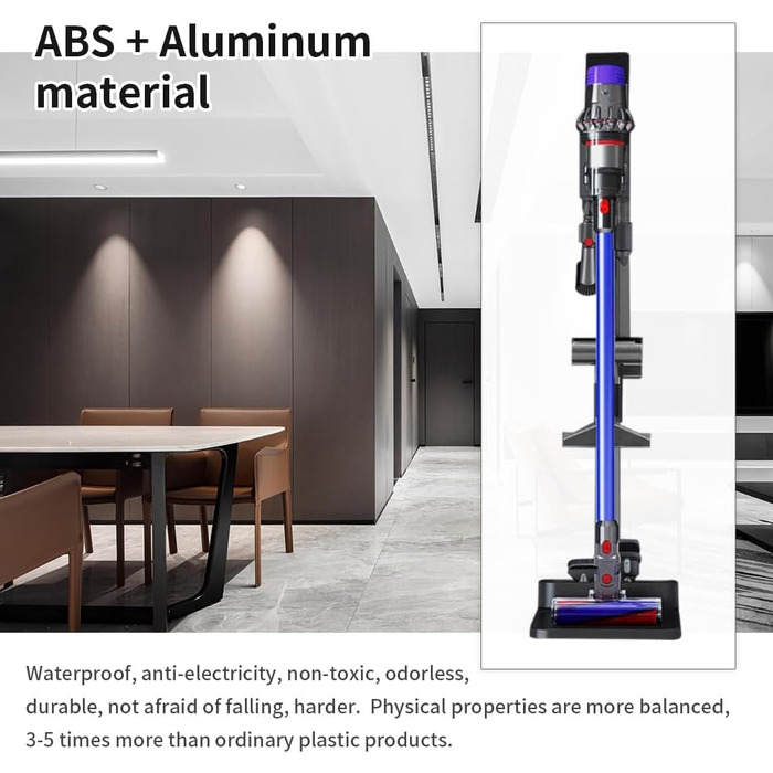 Підлогова стійка для пилососів Dyson V7/V8/V10/V11/V15, тримач-органайзер для аксесуарів, сумісний з SV10, SV12